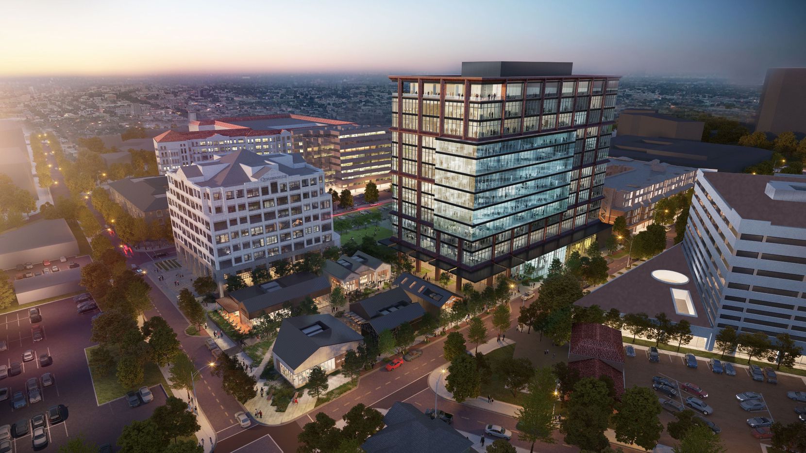 New 12-story Uptown office tower lands first tenant